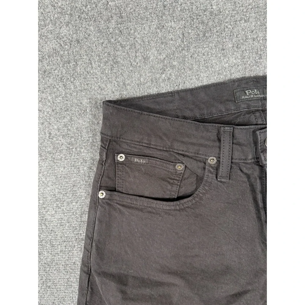 Polo Ralph Lauren The‎ Hampton Relaxed Straight Jeans Mens 30x30 Black